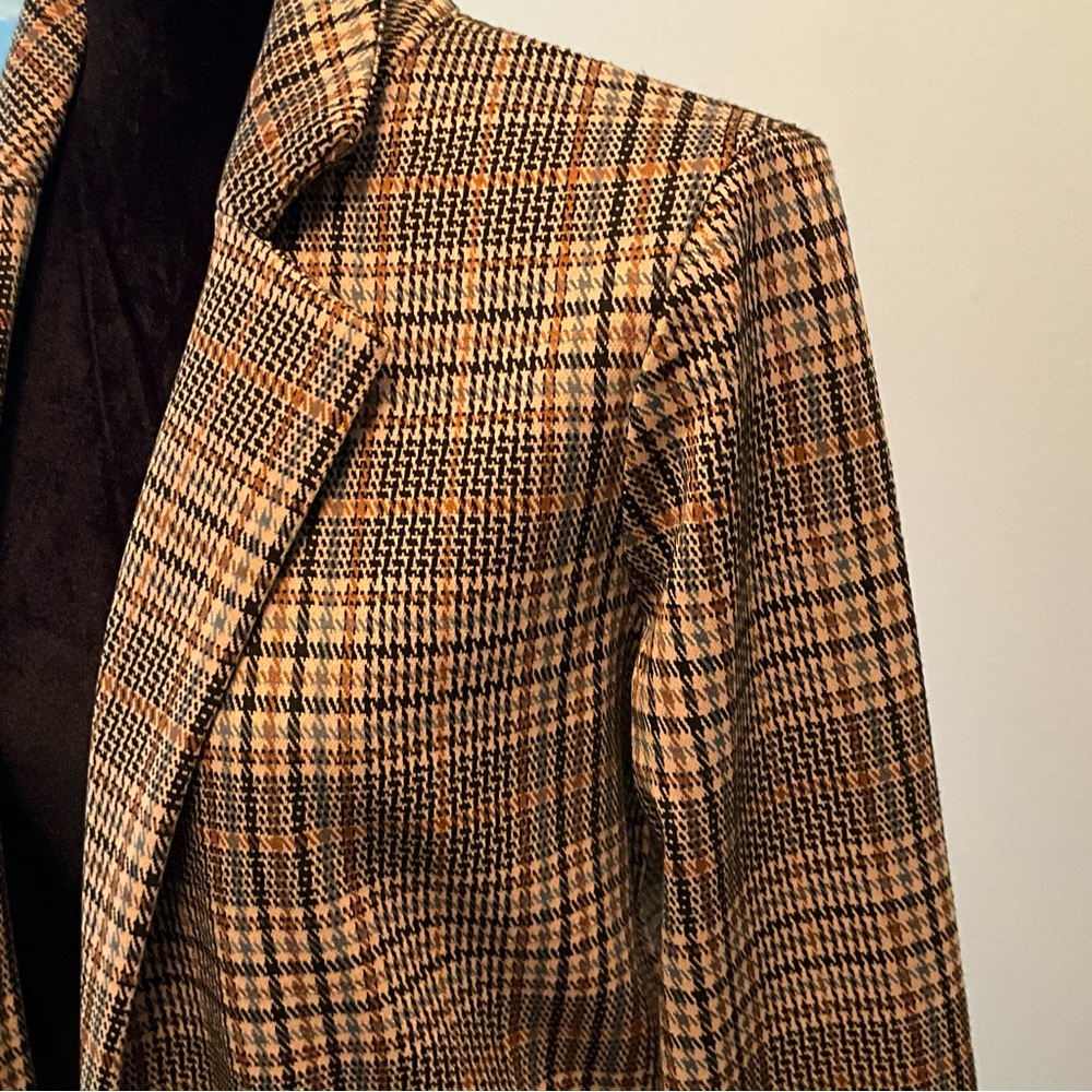 NWT Philosophy Houndstooth Duster Jacket - size XS Plaid - Picture 5 of 14
